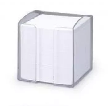 Kvadratinis permatomas užrašų bloknotas Durable TREND 105x100x100 mm