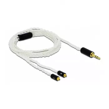 Garso kabelis DeLOCK 85845 1,2 m 3,5 mm 2x MMCX baltas