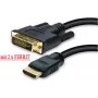 HDMI į DVI laidas ShiverPeaks 77485-RE, 5 m, auksuoti kontaktai