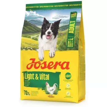 Sausas šunų ėdalas JOSERA Adult Light & Vital 3 kg — mažai kalorijų turintis pilnavertis suaugusių šunų ėdalas, vištiena, 29% baltymų