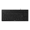 Klaviatūra CHERRY STREAM TKL USB AZERTY Prancūziška Juoda Laidinė 94 klavišai