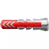 fischer sieninis kaištis DUOPOWER 10x50 BigBox šviesiai pilkas/raudonas 210 vnt. užsandarinama pakuotė (570550)
