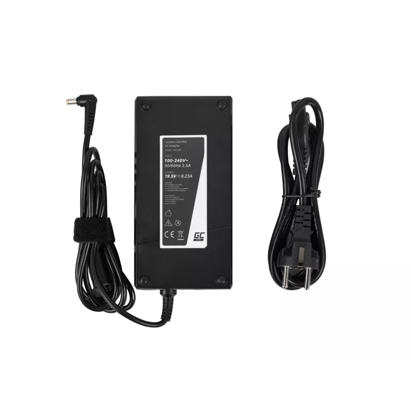 Maitinimo adapteris Green Cell AD139P 90W universalus nešiojamam kompiuteriui 19,5V 9,23A 5,5×1,7mm Juodas