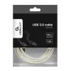 Gembird CCP-USB3-AMCM-6-W USB 3.0 kabelis USB-A / USB-C, 1,8 m, baltas