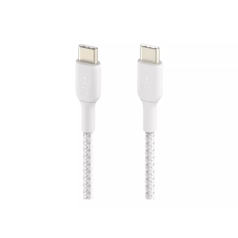 USB-C laidas Belkin BoostCharge 2 m, USB-C, baltas