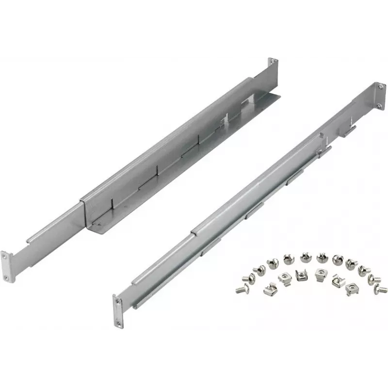 Stovo bėgių rinkinys PowerWalker 10120531 — sidabrinis, plotis 550 mm, aukštis 140 mm, gylis 70 mm, palaiko 78–120 cm gylį, svoris 3,1 kg