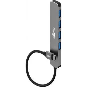 Goobay 79157 USB-C 3.2 Hub 4 prievadai 5 Gbit/s 4x USB-A 3.2