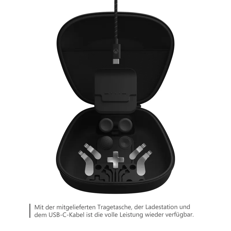 Žaidimų valdiklio priedų rinkinys Microsoft Xbox Elite Wireless Controller Series 2 Complete Component Pack Juodas Sidabrinis