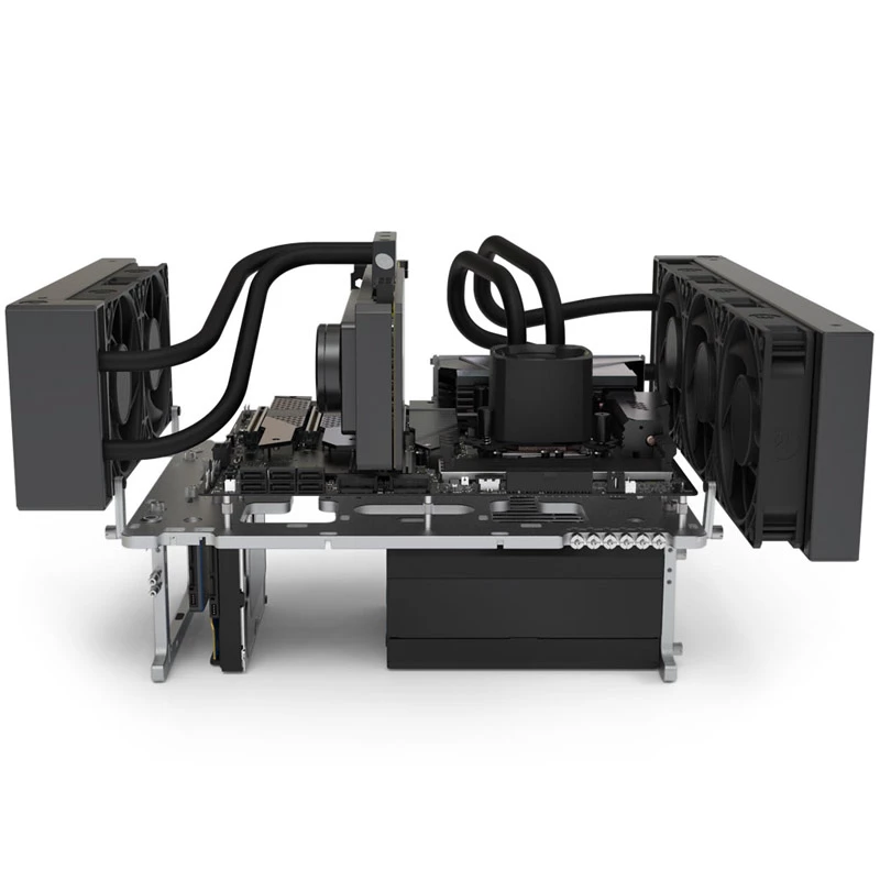 Atviras testavimo stendas Streacom BC1 V2 titano spalva