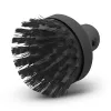 Garų valytuvo priedas Karcher 2.863-022.0, didelis apvalus šepetys, juodas, 49,7×49,7×47,5 mm, 40 g