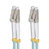 Qoltec šviesolaidinis jungiamasis laidas - LC/UPC Multimode (M) į LC/UPC Multimode (M) - 1 m - OM3 - 50/125 µm - dupleksas - halogeninis