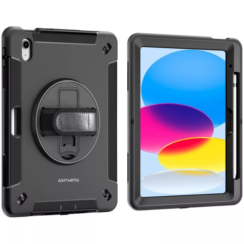 4smarts Rugged Case Grip iPad 10.9 27,7 cm Juoda