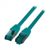 EFB-Elektronik RJ45 jungiamasis kabelis Cat.6A S/FTP LSZH Žalias 3m