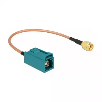 Koaksialinis kabelis DeLOCK 89664 0,2 m FAKRA Z RP-SMA