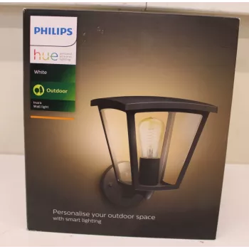 Philips Inara lauko sieninis šviestuvas | E27 LED 7W 550lm šilta balta IP44 CRI80