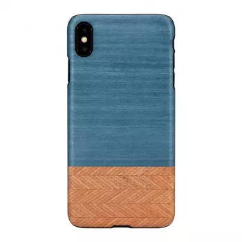 Apsauginis dėklas man and wood iPhone XS Max – denim juodas