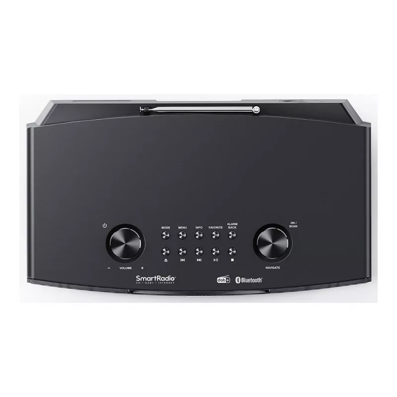 JVC Kenwood Electronics CR-ST700SCD-B – Internetinis radijo imtuvas, DAB+, FM, 43 W