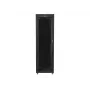 Stovimas serverio spintos stovas LANBERG 42U FF01-6842-12BL 600×800×2127,5 mm, 1200 kg, IP20, raktinis užraktas, ratukai