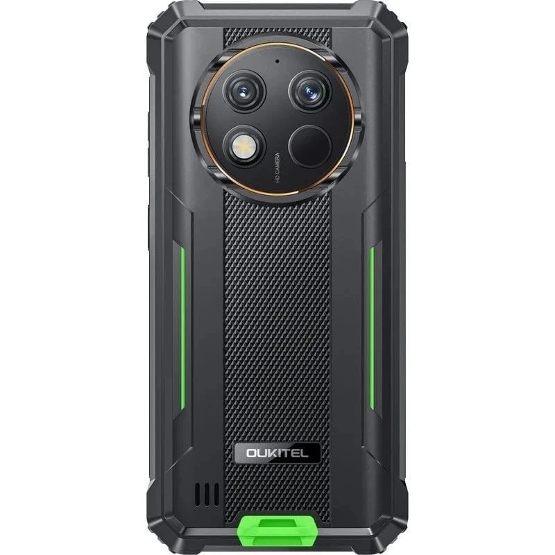 Oukitel WP28E 4/64 10600mAh DS išmanusis telefonas. Žalia spalva, be įkroviklio
