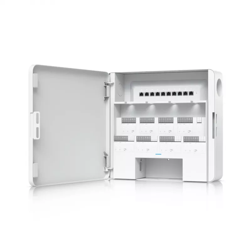 Ubiquiti Enterprise Access Hub durų valdiklis spintoje 8 durys Ethernet