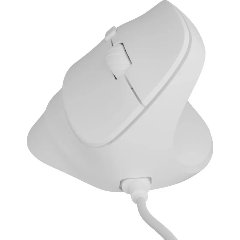 NATEC Crake 2 Pro vertikali pelė USB baltas 12800 DPI