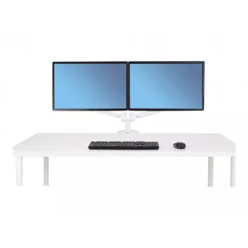 Monitorų laikiklis Ergotron LX Series 45-491-216, dviejų monitorių, baltas