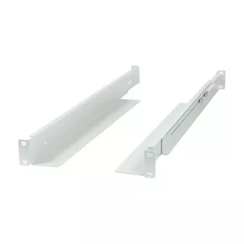 ALLNET reguliuojamo ilgio L formos bėgelis 502–849 mm šviesiai pilkas, pora
