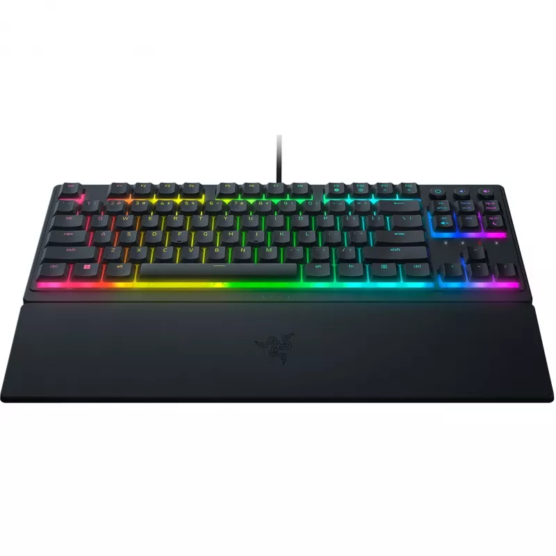 Razer Ornata V3 Tenkeyless klaviatūra žaidimams USB QWERTZ vokiška juoda