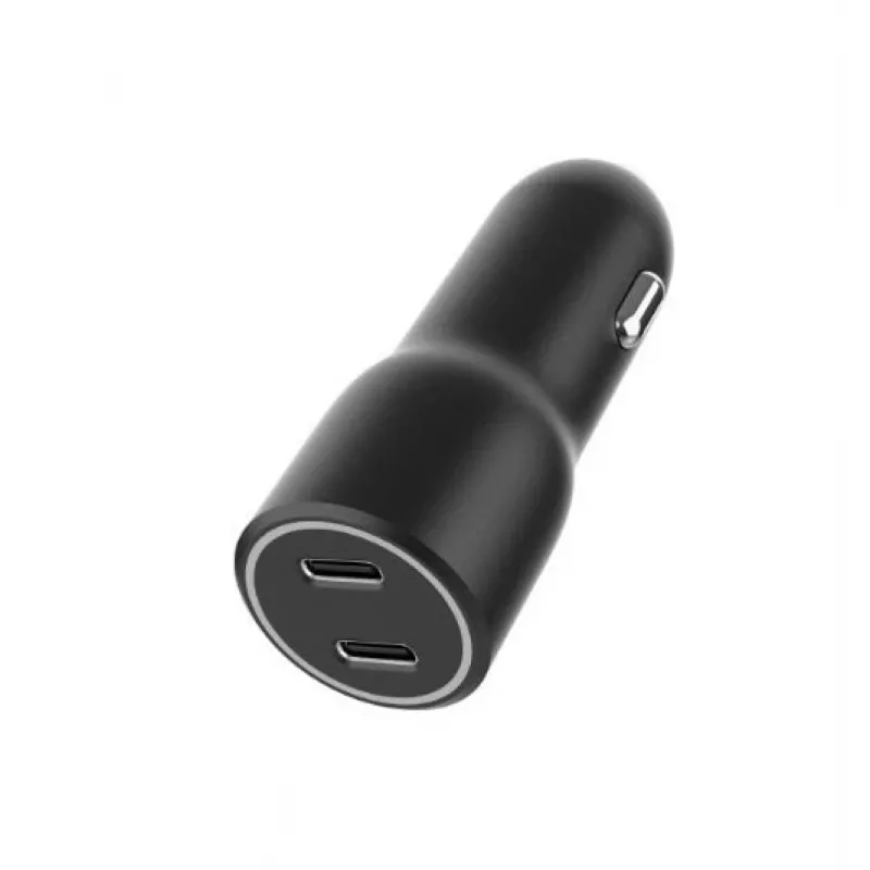 Gembird TA-UC-C2PD40-CAR-01 automobilinis maitinimo adapteris, juodas