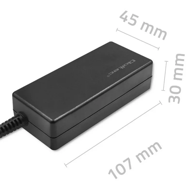 Qoltec 51774 Maitinimo adapteris LG monitoriui 25W | 1,3A | 19V | 6,5*4,4 + maitinimo laidas