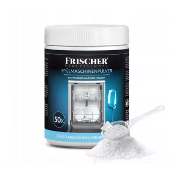 Valymo milteliai indaplovėms FRISCHER FR00122_1000, 1 kg, plastikinėje taroje