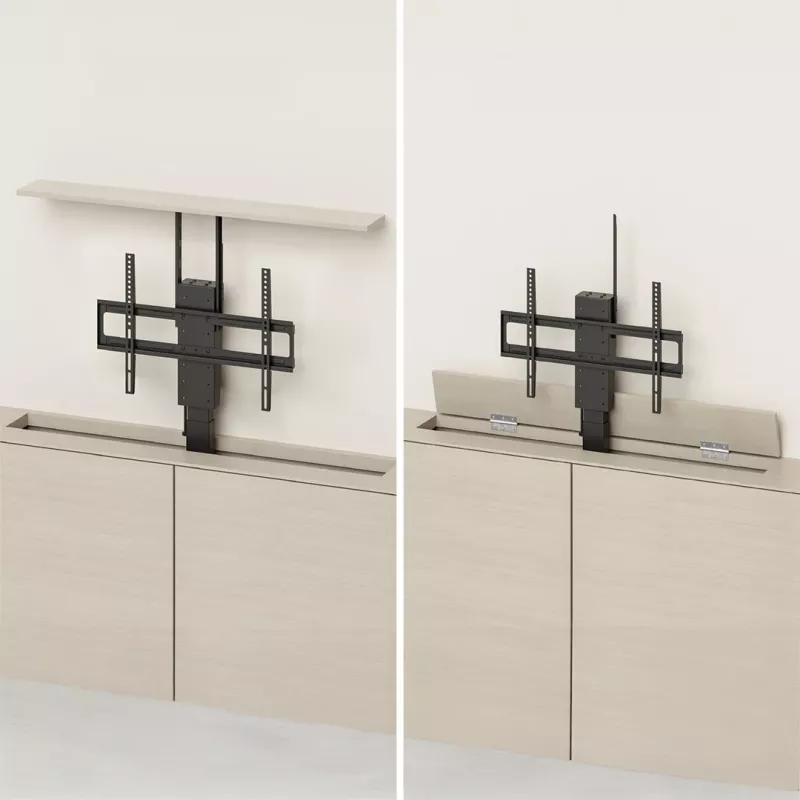Maclean elektrinis lubinis/grindinis laikiklis, ištraukiamas, 43''-88'', VESA 600x400, max 60 kg, 100-240V AC, 50/60Hz