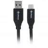 USB 3.2 Gen 2 laidas, USB-A kištukas > USB-C kištukas (juodas, 0,5 m)