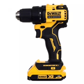 Belaidis gręžtuvas-suktuvas DeWalt DCD708D2T, 18 V, geltonas/juodas, 2x Li-Ion akumuliatorius 2,0 Ah, TSTAK dėžutėje