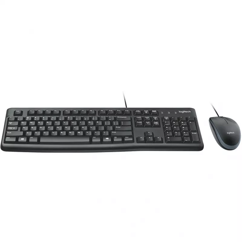 Logitech Desktop MK120 - klaviatūros ir pelės rinkinys - USB - itališkas išdėstymas