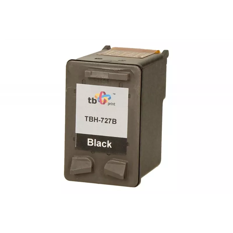 Rašalo kasetė TBH-727B (HP Nr. 27-C8727A) juoda perdirbta