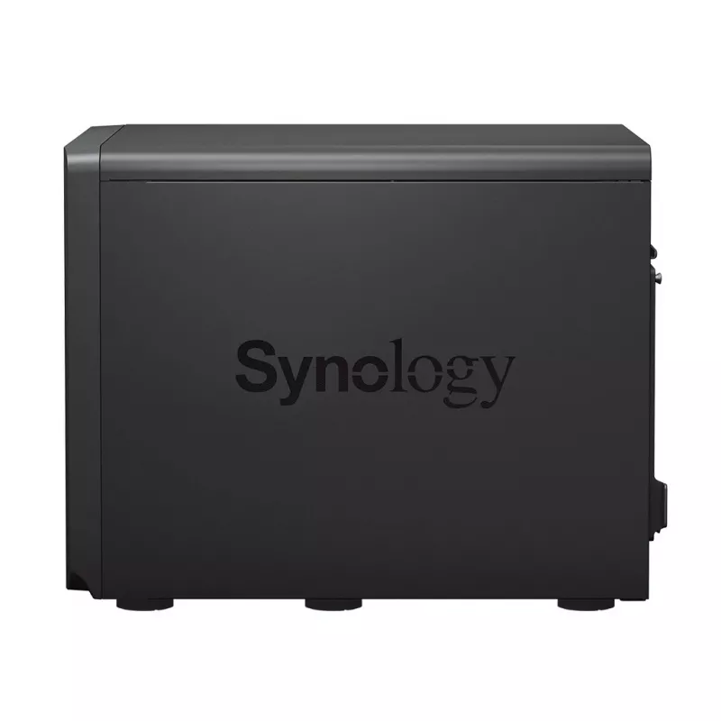 NAS Synology DS2422+; Tower; 12 x (3,5 colio SATA HDD / 2,5 colio SATA HDD / 2,5 colio SATA SSD); AMD Ryzen V1500B; 4 GB DDR4 (maks. 32 GB); 4 x 1GbE RJ-45
