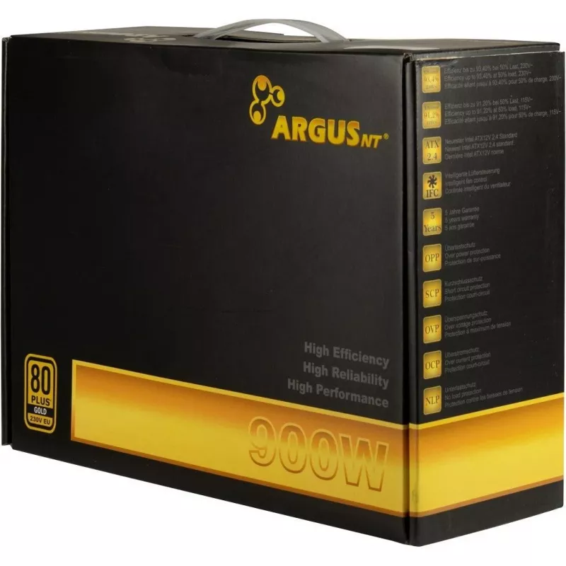 Maitinimo blokas Inter-Tech ArgusNT GPS-900 900W 80+ Gold