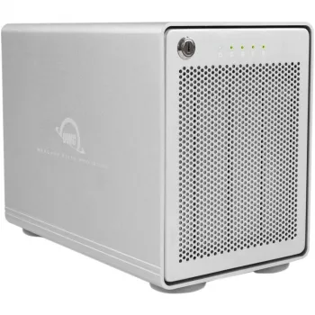 Mercury Elite Pro Quad, diskų korpusas, sidabro spalvos, USB 3.2 Gen 2, RAID paruoštas