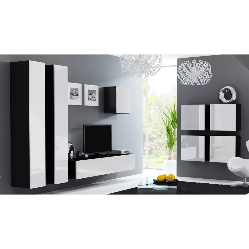 Cama Square Spintelė VIGO 50/50/30 juodas/baltas blizgus