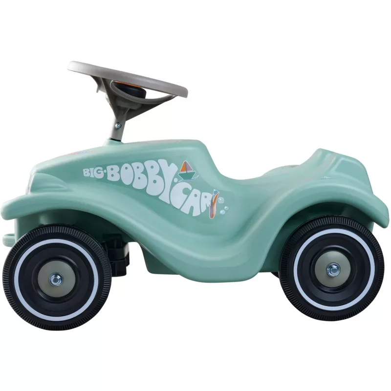 Bėgimo automobilis Simba‑Dickie Bobby Car Classic Green Sea modelis 800056141, žema sėdynė, tvirtas plastikas