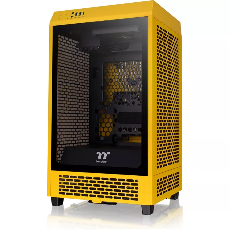 Thermaltake CA-1X9-00S4WN-00 Mini Tower korpusas geltonas