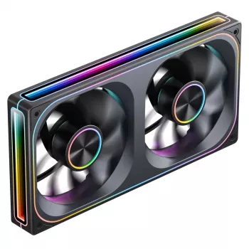 Jonsbo ZA-240 Infinity Mirror ARGB 240 mm PWM skysčio aušintuvas su ARGB ventiliatoriais