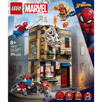 LEGO Marvel rinkinys 76317 Peter Parker butas su Žmogumi-Voru minifigūrėle