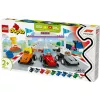 LEGO DUPLO 10445 F1 Team lenktyniniai automobiliai ir vairuotojai