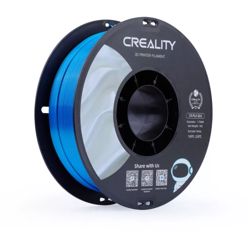 3D spausdinimo medžiaga Creality 3D 3301120006 Silk Blue 1 kg 1,75 mm