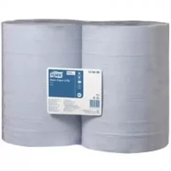 Popieriniai rankšluosčiai Tork 128408 1000 lapų mėlyni