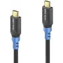 USB kabelis PureLink FI-U400-003 USB4 Gen 2x2 0,3 m USB-C juodas mėlynas