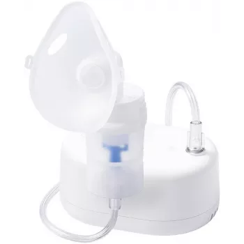 Kompresorinis purkštuvas Omron NE-C810 (NE-810) nešiojamas, 0,35 ml/min purškimas, 53 dB, 100 cm oro linija, komplekte kaukės ir kandiklis