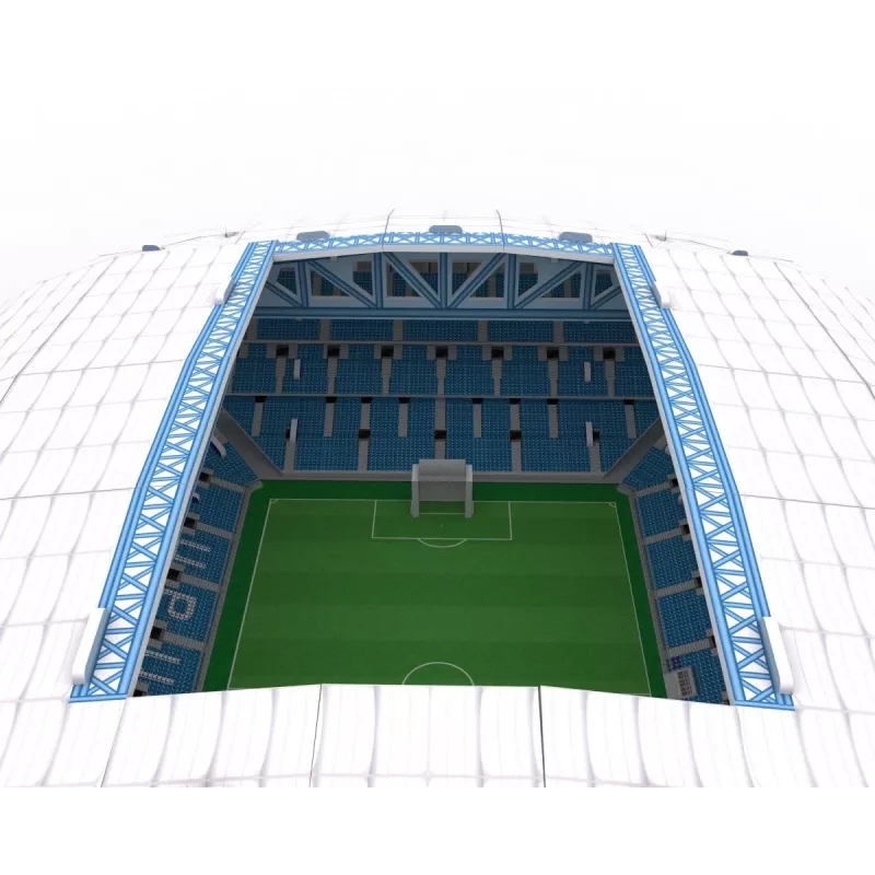 3D dėlionė Cubicfun Lech Poznan stadiono modelis – mastelio replika, kartoninės detalės, modelio numeris 306-20257